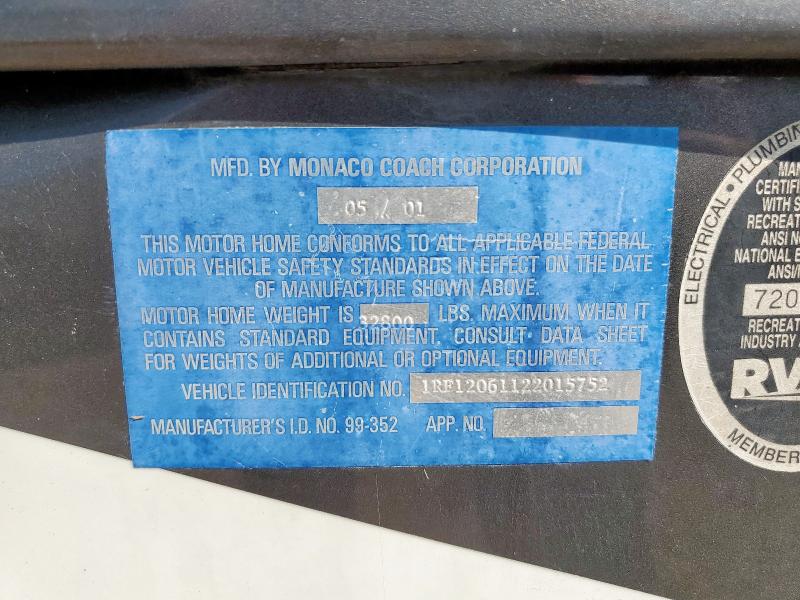 1RF12061122015752 - 2002 HOLIDAY RAMBLER SCEPTER Երկգույն լուսանկար 10