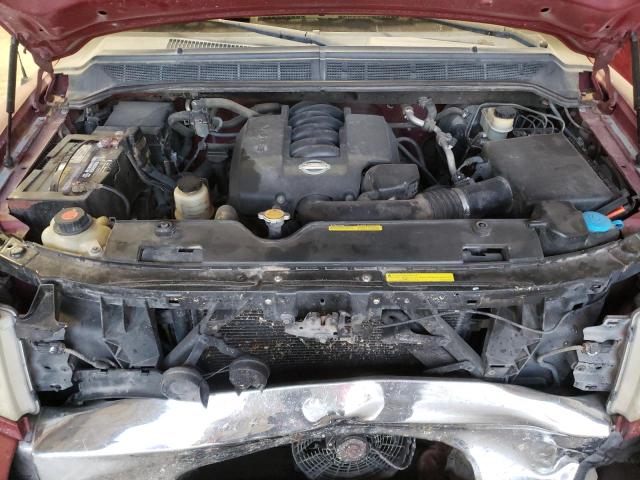 1N6AA06B34N515882 - 2004 NISSAN TITAN XE RED photo 11