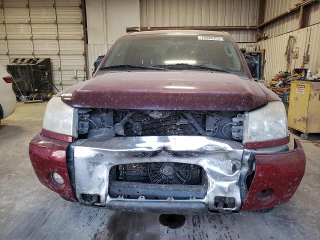 1N6AA06B34N515882 - 2004 NISSAN TITAN XE RED photo 5