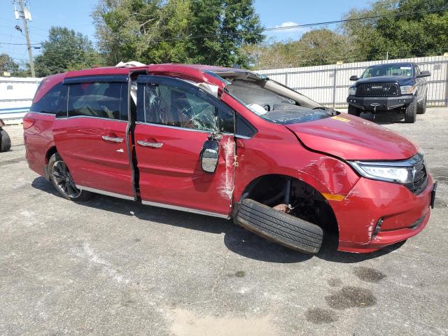 5FNRL6H93NB058651 - 2022 HONDA ODYSSEY ELITE RED photo 4