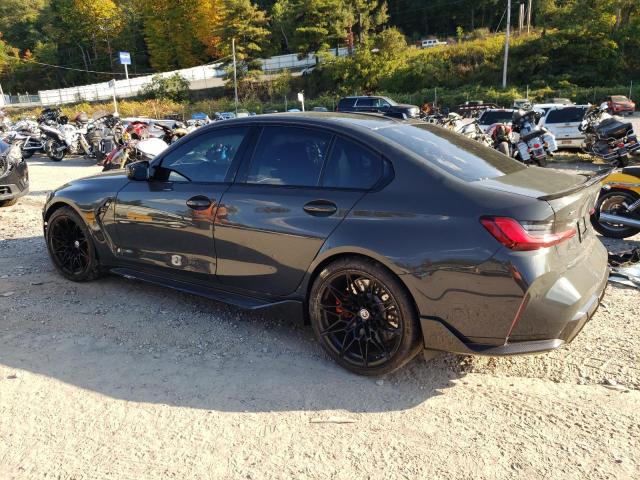 WBS43AY03PFP58711 - 2023 BMW M3 COMPETITION GRAY photo 2