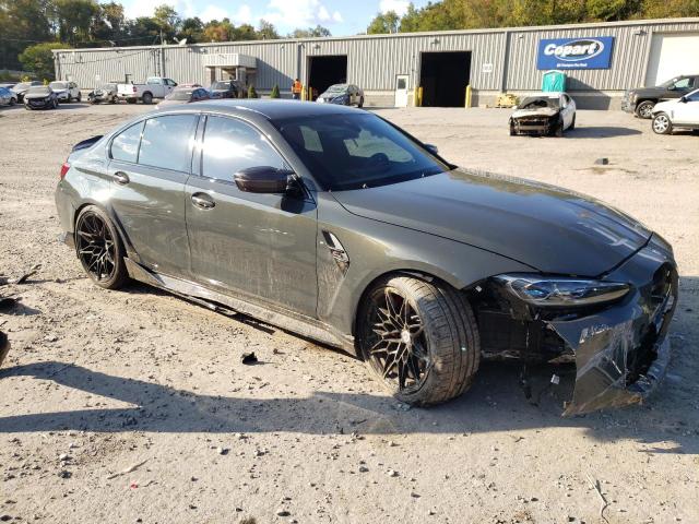 WBS43AY03PFP58711 - 2023 BMW M3 COMPETITION GRAY photo 4