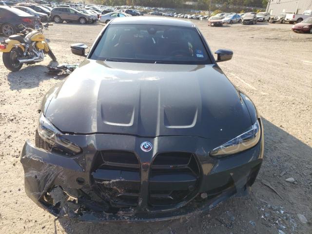 WBS43AY03PFP58711 - 2023 BMW M3 COMPETITION GRAY photo 5