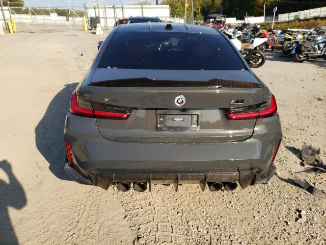 WBS43AY03PFP58711 - 2023 BMW M3 COMPETITION GRAY photo 6