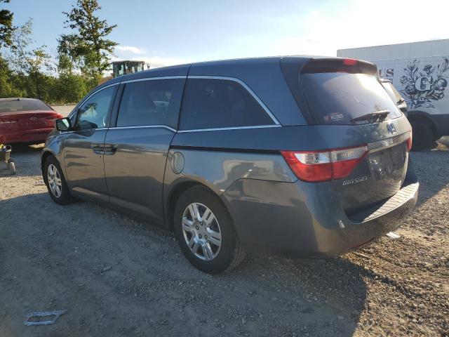 5FNRL5H2XBB030239 - 2011 HONDA ODYSSEY LX GRAY photo 2