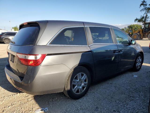5FNRL5H2XBB030239 - 2011 HONDA ODYSSEY LX GRAY photo 3