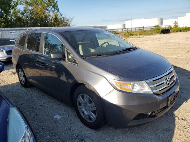 5FNRL5H2XBB030239 - 2011 HONDA ODYSSEY LX GRAY photo 4
