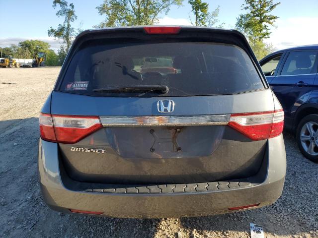 5FNRL5H2XBB030239 - 2011 HONDA ODYSSEY LX GRAY photo 6