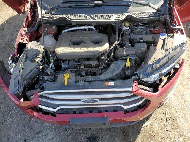 MAJ6S3GL1LC326100 - 2020 FORD ECOSPORT SE RED photo 11