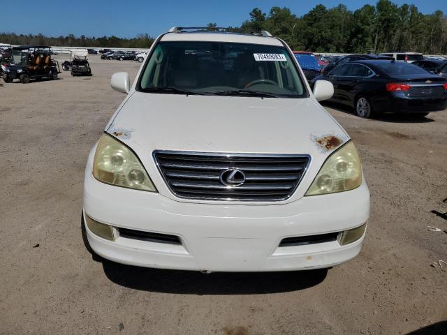 JTJBT20X550088718 - 2005 LEXUS GX 470 WHITE photo 5