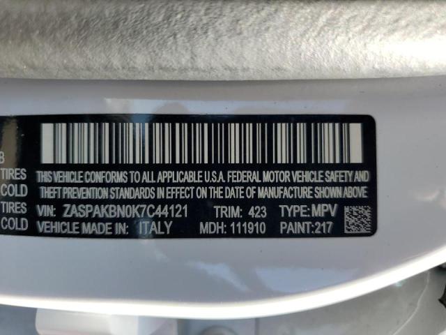 ZASPAKBN0K7C44121 - 2019 ALFA ROMEO STELVIO TI WHITE photo 13