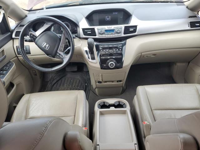 5FNRL5H65DB053210 - 2013 HONDA ODYSSEY EXL მუქწითელი ფოტო 8