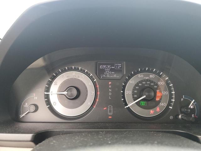 5FNRL5H65DB053210 - 2013 HONDA ODYSSEY EXL მუქწითელი ფოტო 9