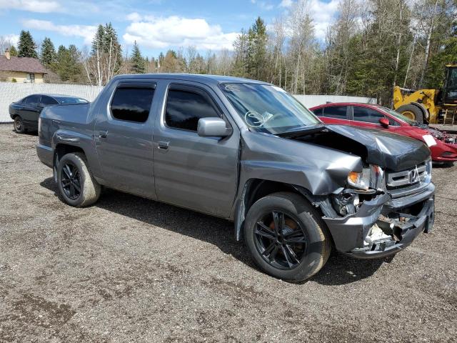 5FPYK16559B500201 - 2009 HONDA RIDGELINE RTL GRAY photo 4