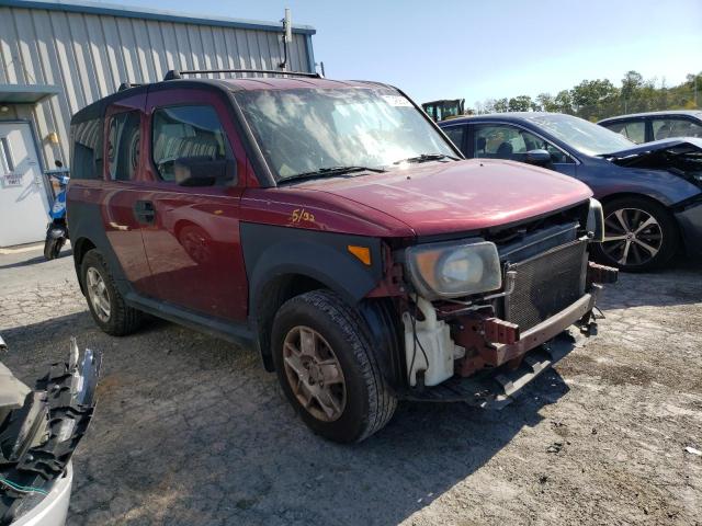 5J6YH27317L001376 - 2007 HONDA ELEMENT LX MAROON photo 4