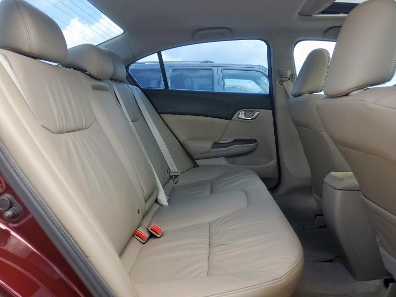 19XFB2F94CE053625 - 2012 HONDA CIVIC EXL 勃艮第红 照片 11