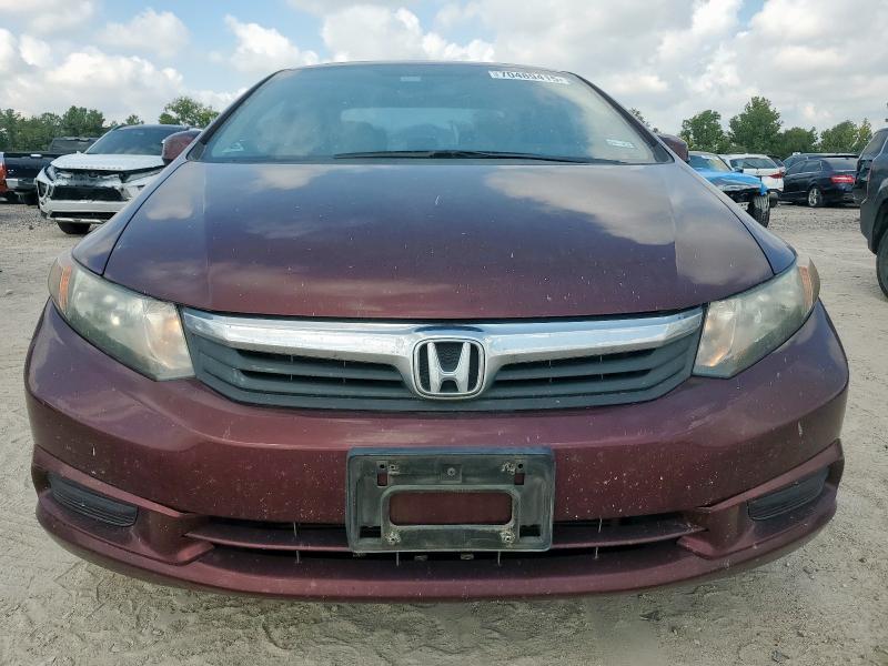 19XFB2F94CE053625 - 2012 HONDA CIVIC EXL 勃艮第红 照片 5