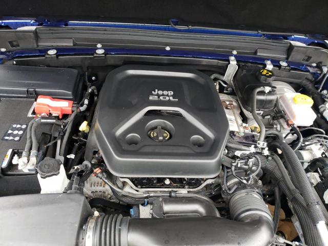 1C4HJXEN9LW220770 - 2020 JEEP WRANGLER U SAHARA BLUE photo 11