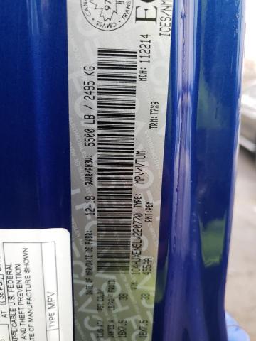 1C4HJXEN9LW220770 - 2020 JEEP WRANGLER U SAHARA BLUE photo 12