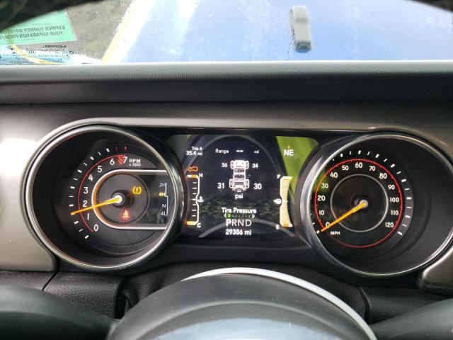 1C4HJXEN9LW220770 - 2020 JEEP WRANGLER U SAHARA BLUE photo 9