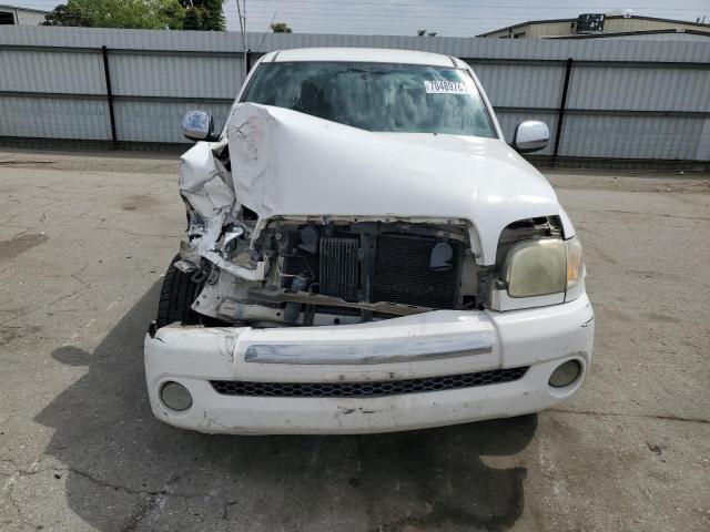 5TBRT34126S476672 - 2006 TOYOTA TUNDRA ACCESS CAB SR5 WHITE photo 5