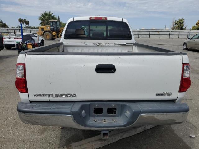5TBRT34126S476672 - 2006 TOYOTA TUNDRA ACCESS CAB SR5 WHITE photo 6
