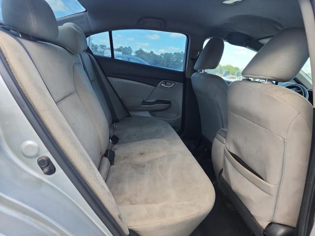 2HGFB2F58DH579406 - 2013 HONDA CIVIC LX Արծաթագույն լուսանկար 10