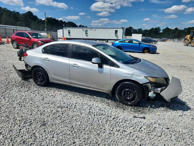 2HGFB2F58DH579406 - 2013 HONDA CIVIC LX Արծաթագույն լուսանկար 4