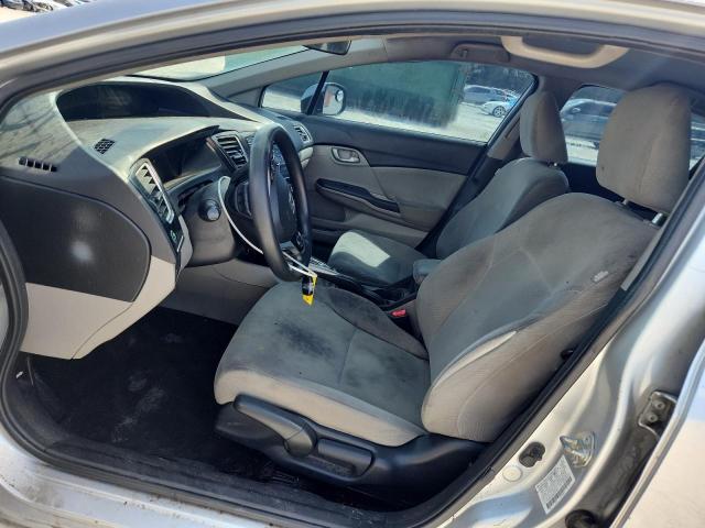 2HGFB2F58DH579406 - 2013 HONDA CIVIC LX Արծաթագույն լուսանկար 7