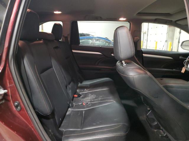5TDJKRFHXES044608 - 2014 TOYOTA HIGHLANDER XLE BURGUNDY photo 11