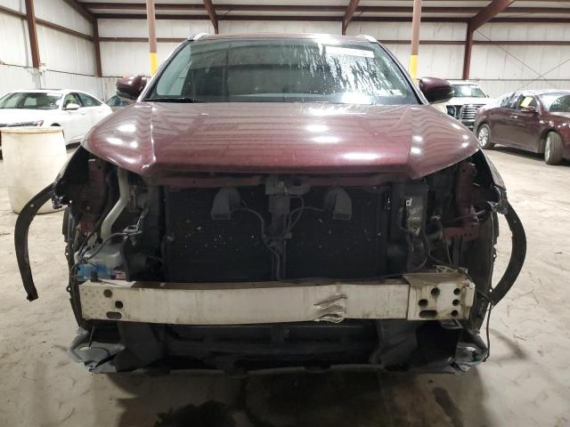 5TDJKRFHXES044608 - 2014 TOYOTA HIGHLANDER XLE BURGUNDY photo 5