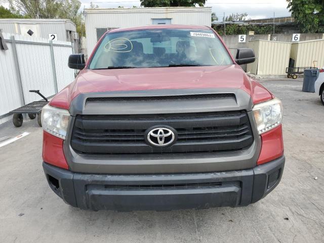 5TFTW5F1XHX009624 - 2017 TOYOTA TUNDRA DOUBLE CAB SR/SR5 RED photo 5
