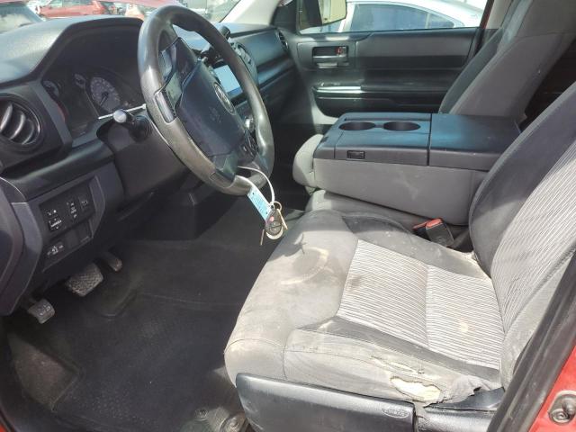 5TFTW5F1XHX009624 - 2017 TOYOTA TUNDRA DOUBLE CAB SR/SR5 RED photo 7