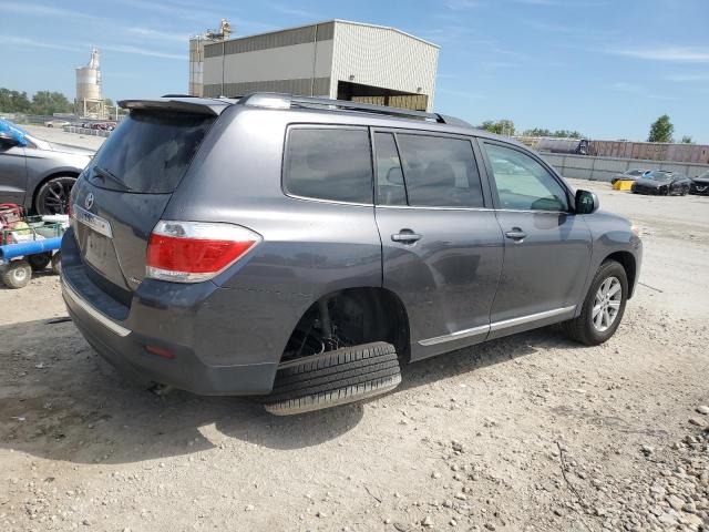 5TDBK3EH8CS145663 - 2012 TOYOTA HIGHLANDER BASE Сірий фото 3