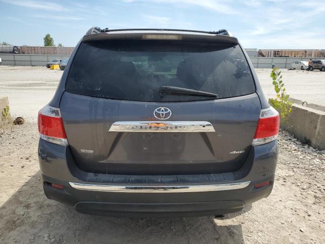 5TDBK3EH8CS145663 - 2012 TOYOTA HIGHLANDER BASE Сірий фото 6