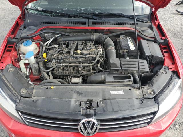 3VWD17AJ7EM416742 - 2014 VOLKSWAGEN JETTA SE RED photo 11