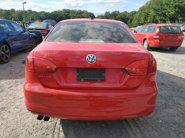 3VWD17AJ7EM416742 - 2014 VOLKSWAGEN JETTA SE RED photo 6