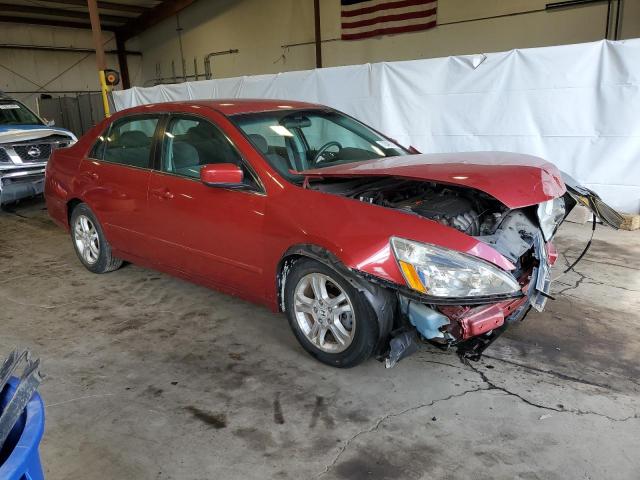 1HGCM563X7A038891 - 2007 HONDA ACCORD SE RED photo 4