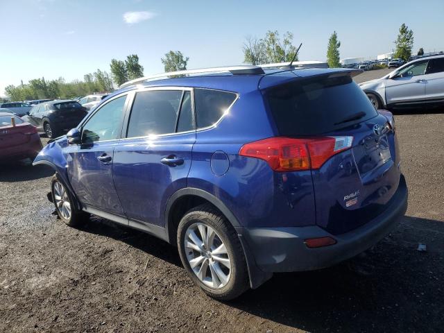 2T3DFREV2FW284941 - 2015 TOYOTA RAV4 LIMITED BLUE photo 2