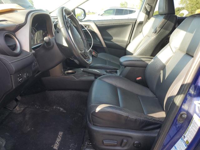 2T3DFREV2FW284941 - 2015 TOYOTA RAV4 LIMITED BLUE photo 7