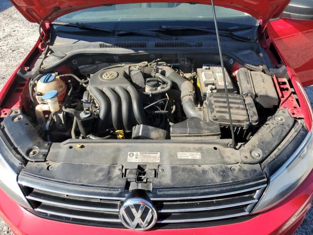 3VW2K7AJ4FM403811 - 2015 VOLKSWAGEN JETTA BASE RED photo 11