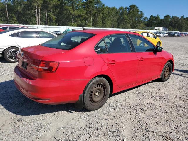 3VW2K7AJ4FM403811 - 2015 VOLKSWAGEN JETTA BASE RED photo 3