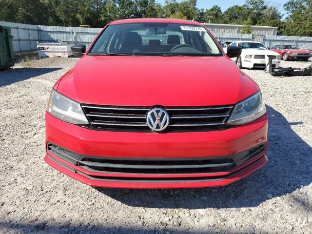 3VW2K7AJ4FM403811 - 2015 VOLKSWAGEN JETTA BASE RED photo 5