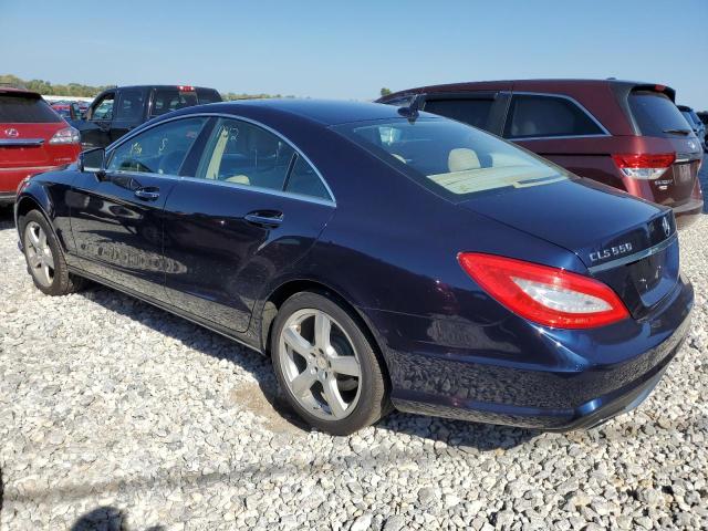 WDDLJ9BB0DA078538 - 2013 MERCEDES-BENZ CLS 550 4MATIC BLUE photo 2