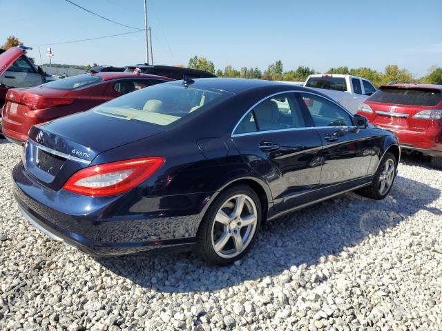 WDDLJ9BB0DA078538 - 2013 MERCEDES-BENZ CLS 550 4MATIC BLUE photo 3