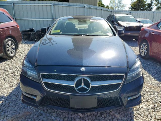 WDDLJ9BB0DA078538 - 2013 MERCEDES-BENZ CLS 550 4MATIC BLUE photo 5