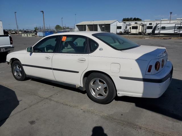 2G1WF55K849204405 - 2004 CHEVROLET IMPALA WHITE photo 2