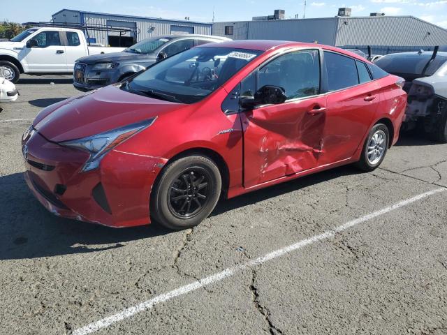 JTDKARFU2H3542330 - 2017 TOYOTA PRIUS RED photo 1
