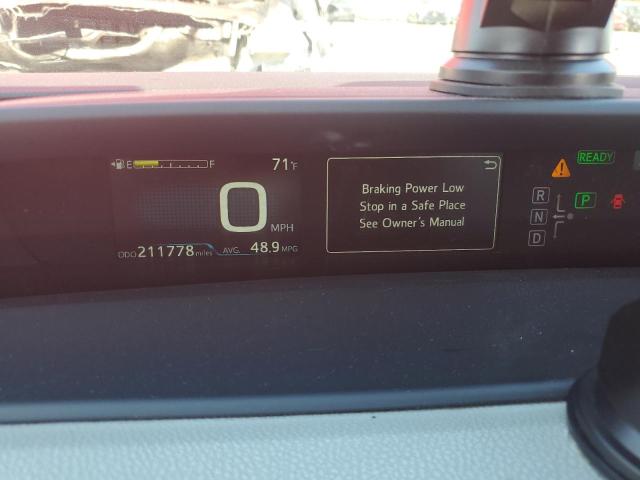 JTDKARFU2H3542330 - 2017 TOYOTA PRIUS RED photo 9