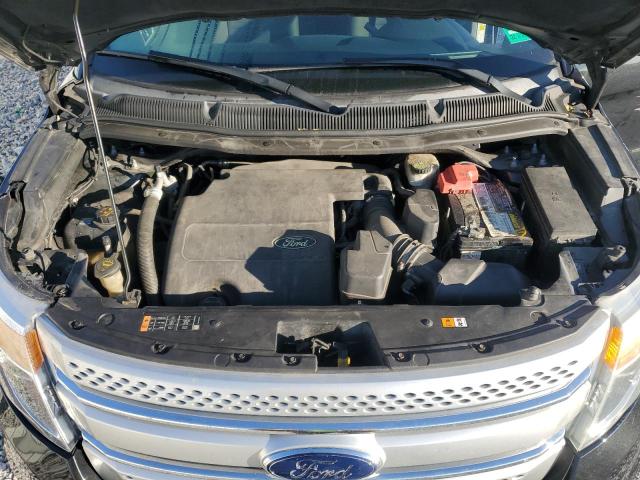 1FM5K8D88FGB63411 - 2015 FORD EXPLORER XLT BLACK photo 12